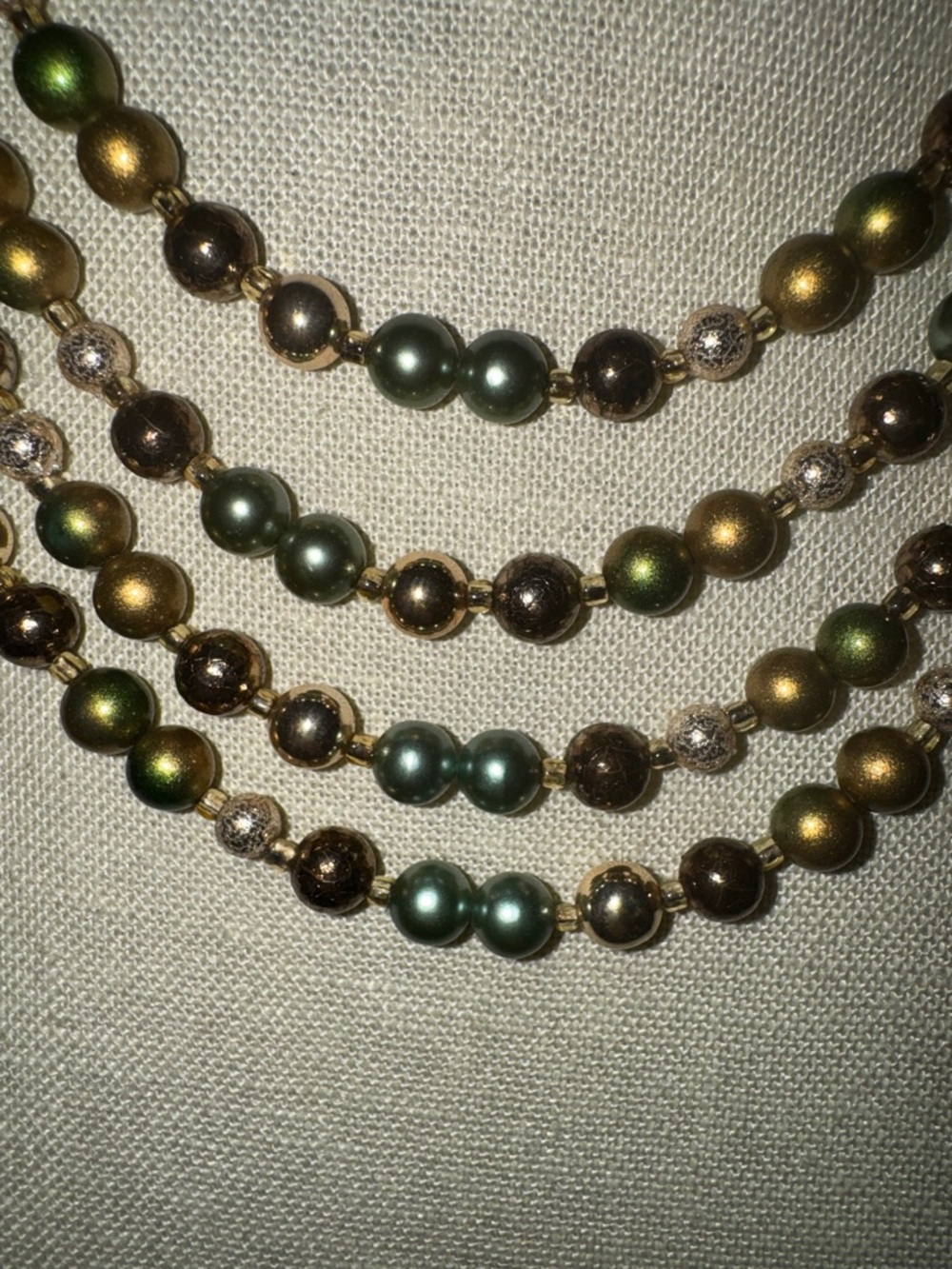 Japan Multi-strand Faux Pearl Necklace - Picture 3 of 5